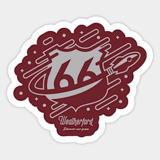 Weatherford Large 66 Single Color Sticker